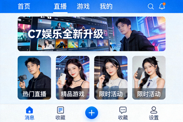 C7娱乐平台升级后全新界面截图